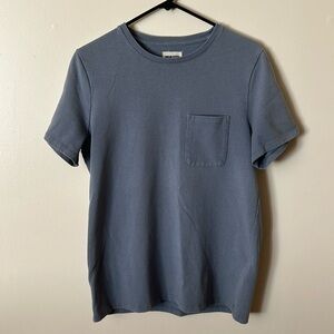 Taylor Stitch Heavy Bag Tee in Blue